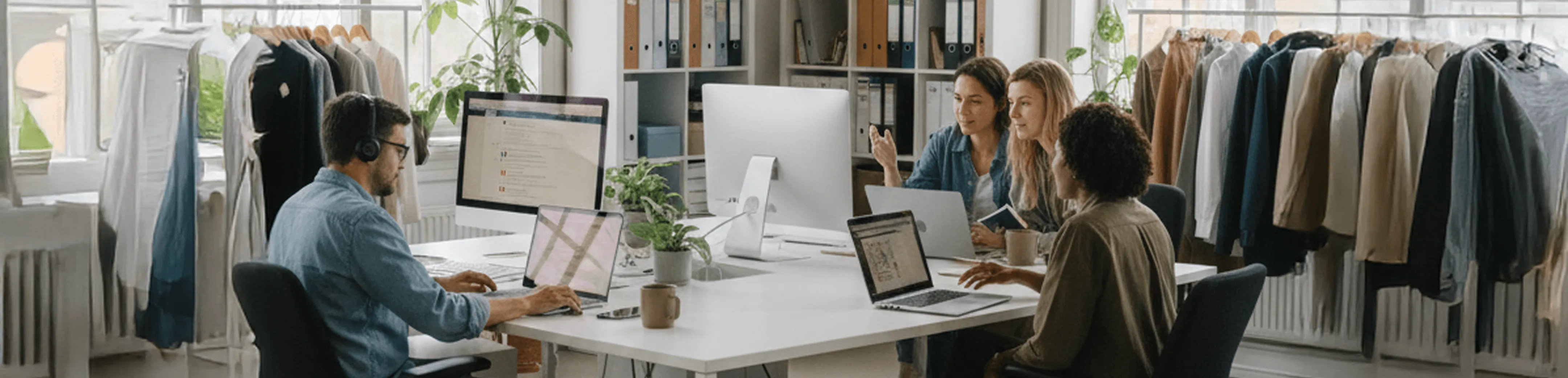 Business workflow automation - interconnected systems and automated processes visualization